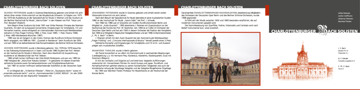 Charlottenburger Bachsolisten – Booklet