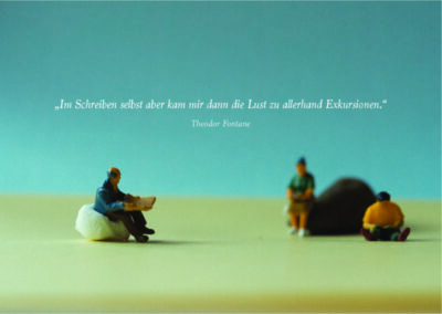 Postkarte für 2019 – „Theodor Fontane“ - Gestaltung und Fotografie – Jan Borchert – katzenfabrik.com