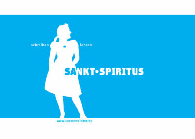Schreibwerkstatt SanktSpiritus von Carmen Winter - Postkarte – Jan Borchert – katzenfabrik.com